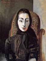 Picasso, Pablo - jacqueline with a black shawl
